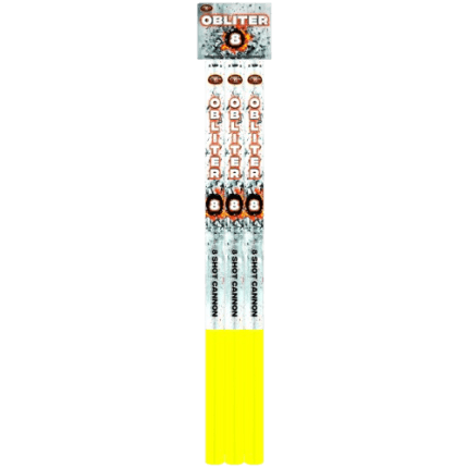 Obliter-8 8 Shot Roman Candles by Bright Star