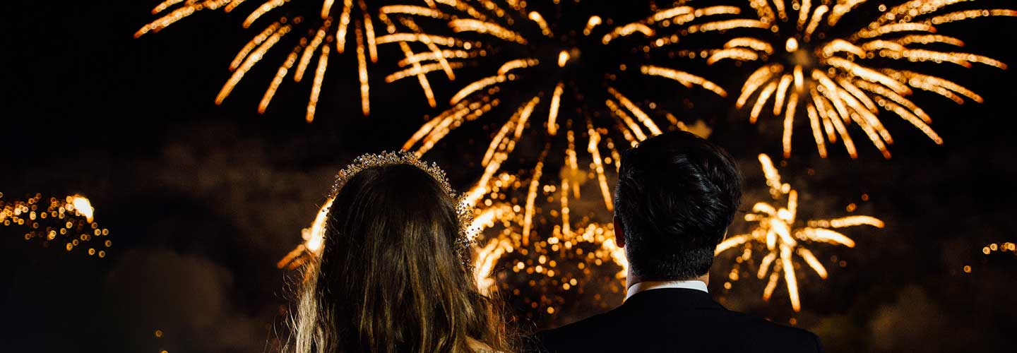 Wedding fireworks